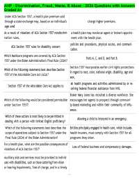 AHIP - Discrimination, Fraud, Waste, & Abuse – 2026 Questions with Answers Graded A+