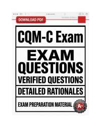 CQM-C Exam – Construction Quality Management Questions & Answers (2026) |nConstruction