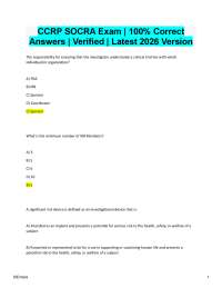 CCNA 200-301 Study Guide | 100% Correct Verified 2026 Version