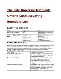 2026/2027 Ontario Land Surveying & Boundary Law Test Bank (33+ Q&A)