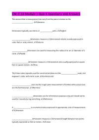 CM 2116 Module 1 Quiz 4 Questions and Answers