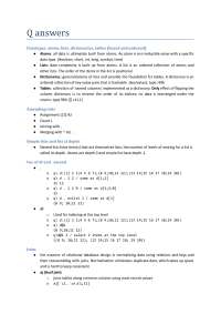 kdb q review questions