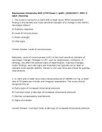 Rasmussen University NUR 2755 Exam 1 (pdf) | 2026/2027 | MDC 4 Q&A | Nursing