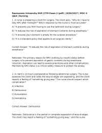 Rasmussen University NUR 2755 Exam 2 (pdf) | 2026/2027 | MDC 4 Q&A | Nursing