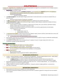 Dislipidemias y metabolismo de los lípidos