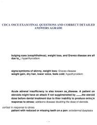 CDCA OSCE EXAM FINAL QUESTIONS AND CORRECT DETAILED ANSWERS AGRADE