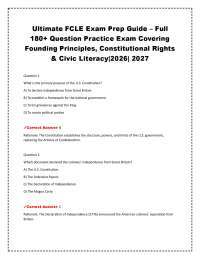 Ultimate FCLE Exam Prep Guide – Full 1 80+ Question Practice Exam