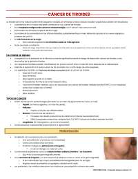 Cáncer de tiroides y nodulo tiroideo