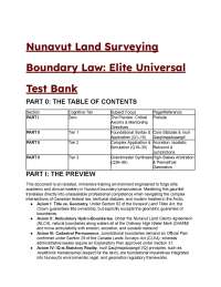 2026/2027 Nunavut Boundary Law: S-Tier Surveying Test Bank (33+ Qs)
