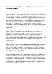 AHIP Final Exam Test Questions with 100% Correct Guaranteed Graded A+ Answers