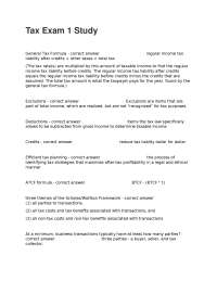 Tax Exam 1 Study.docx....Tax Exam 1 Study.docx