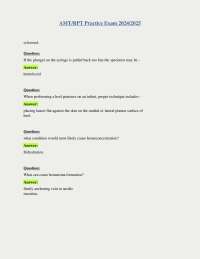 AMT/RPT Practice Exam 2024/2025