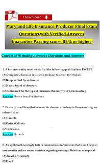 MD Life Final Exam 2: Comprehensive Maryland Life Insurance Study Guide