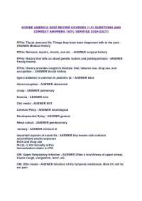 SCRIBE AMERICA QUIZ REVIEW COURSES (1-5) QUESTIONS AND CORRECT ANSWERS 100% VERIFIED 2026