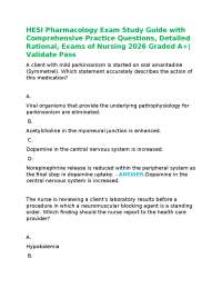 HESI Pharmacology Exam Study Guide with Comprehensive Practice Questions, Detailed Rationa