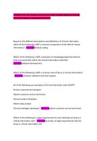 CAHIMS Unit Four Quizzes And Answers With Verified Solutions Already Passed!!!, Exam
