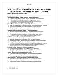 TCFP Fire Officer III Certification Exam – QUESTIONS AND VERIFIED ANSWERS WITH RATIONALES.