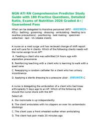 NGN ATI RN Comprehensive Predictor Study Guide with 180 Practice Questions, Detailed Ratio
