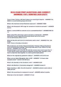 RCIS EXAM PREP QUESTIONS AND CORRECT ANSWERS 100% VERIFIED 2026-2027!!