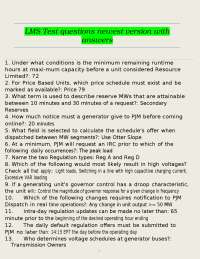 LMS Test questions newest version with answers