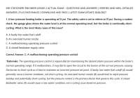 MD STATIONERY ENGINEER GRADE 2 ACTUAL EXAM – QUESTIONS AND ANSWERS | VERIFIED ANSWERS