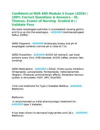 Confident􀆟al NUR 600 Module 5 Exam (2026) | 100% Correct Questions & Answers – St. Thomas