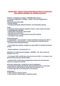 NBCRNA HELP - SPECIAL POPULATIONS NEW SET WITH ALL QUESTIONS AND CORRECT ANSWERS