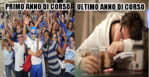 10 metamorfosi studentesche tra il primo e l'ultimo anno di università 10 metamorfosi studentesche tra il primo e l'ultimo anno di università